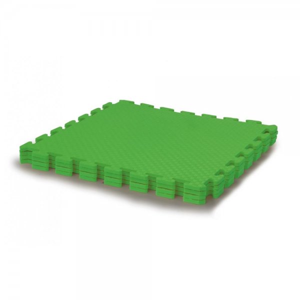 Jamara 4x Puzzlematte grün 50 x 50 cm Spielmatte Spielteppich Schutzmatte Krabbelmatte Bodenmatte