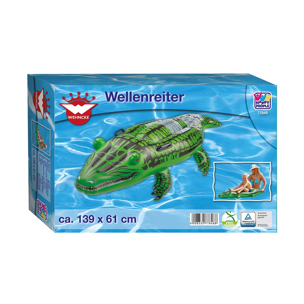 Swimm+Reittier Badetier Krokodil Pool Wasser Baden Kinder  Wehncke 