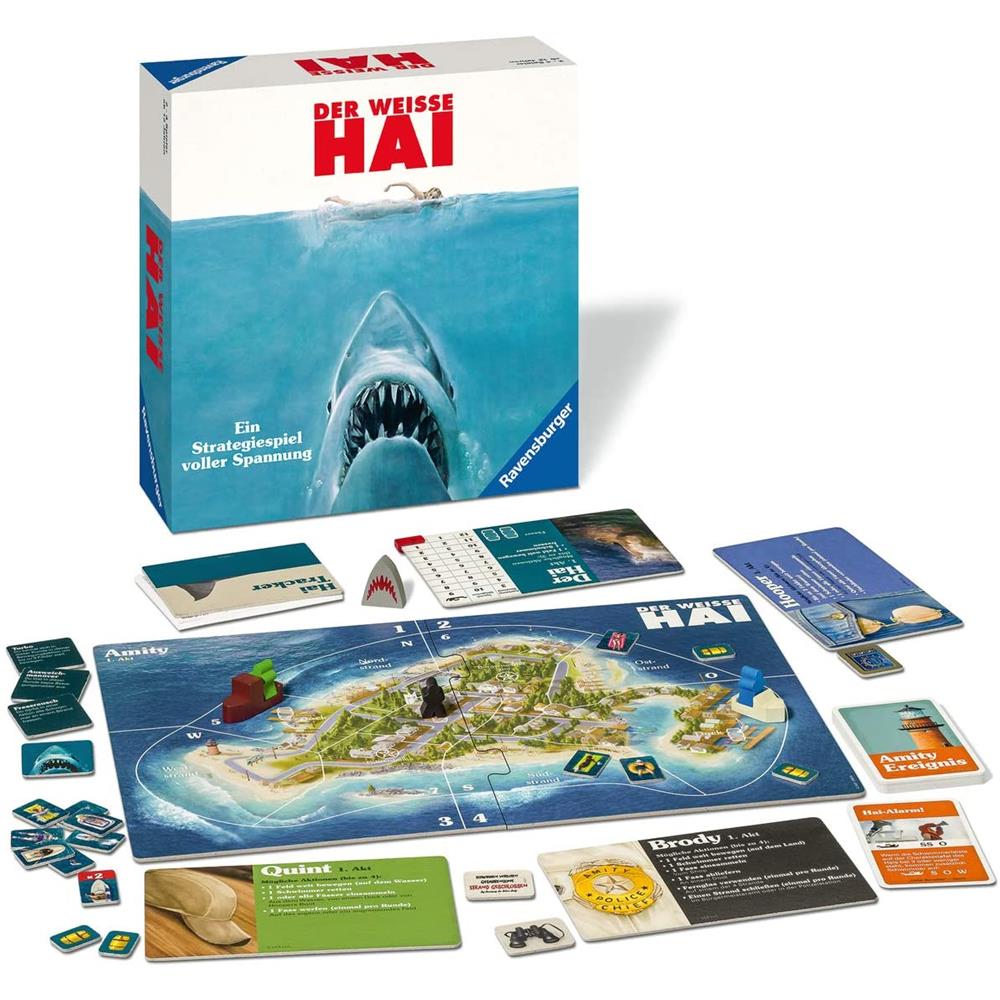 Ravensburger Brettspiel Der Weisse Hai Spannendes Strategiespiel Für Erwachse