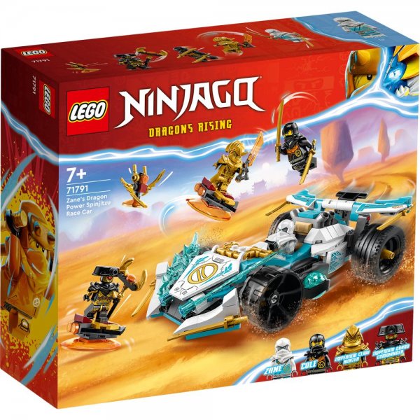 LEGO® NINJAGO® 71791 - Zanes Drachenpower-Spinjitzu-Rennwagen Spielset für Kinder ab 7 Jahren