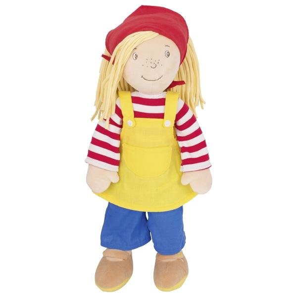 Goki Puppe Peggy Diggledey 40 cm Spielpuppe Kinderpuppe Babypuppe Spielzeug
