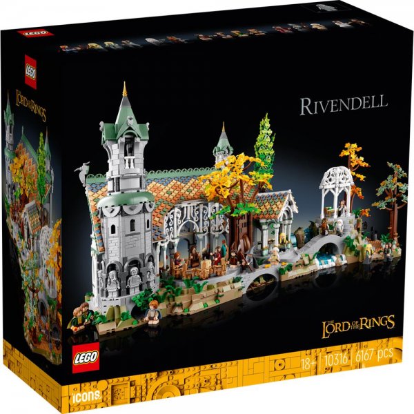 LEGO® Icons 10316 - DER HERR DER RINGE: BRUCHTAL Bauset für Erwachsene