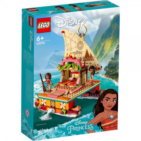 LEGO® Disney Princess 43210 - Vaianas Katamaran Bauset Spielset für Kinder ab 6 Jahren