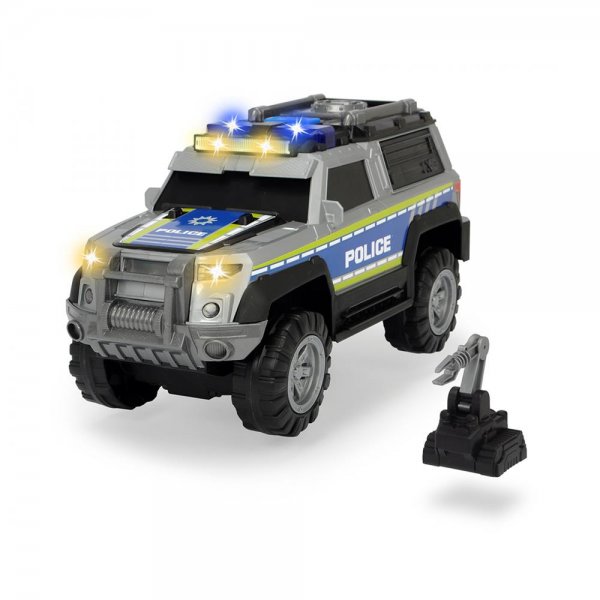 Dickie Toys - Polizei SUV - 30 cm großes Polizeiauto mit Licht und Sound, Polizeispielzeug