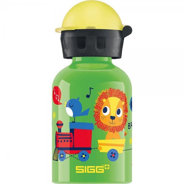 SIGG Kinder Trinkflasche KBT Jungle Train 0,3L Kinderflasche Wasserflasche auslaufsicher robust