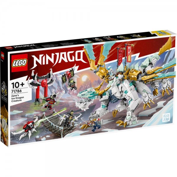 LEGO® NINJAGO® 71786 - Zanes Eisdrache Spielset mit Drachenfigur für Kinder ab 10 Jahren
