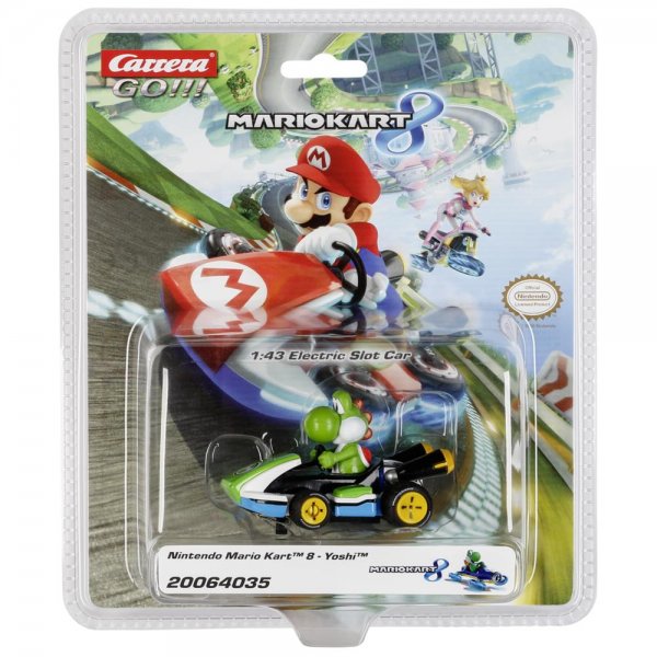 Carrera GO!!! 64035 Nintendo Mario Kart 8 - Yoshi Auto Rennbahn Fahrzeug
