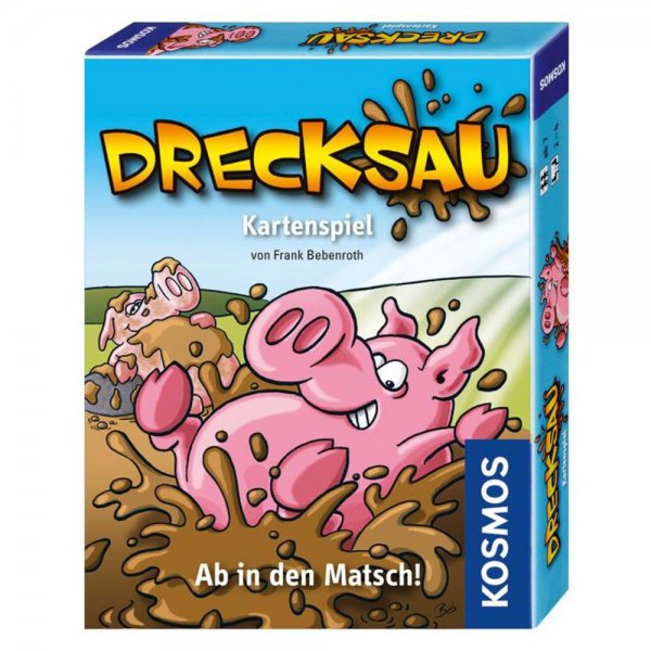 Kosmos 740276 - Drecksau - Ab in den Matsch - Kartenspiel, Kinderspiel, NEU OVP