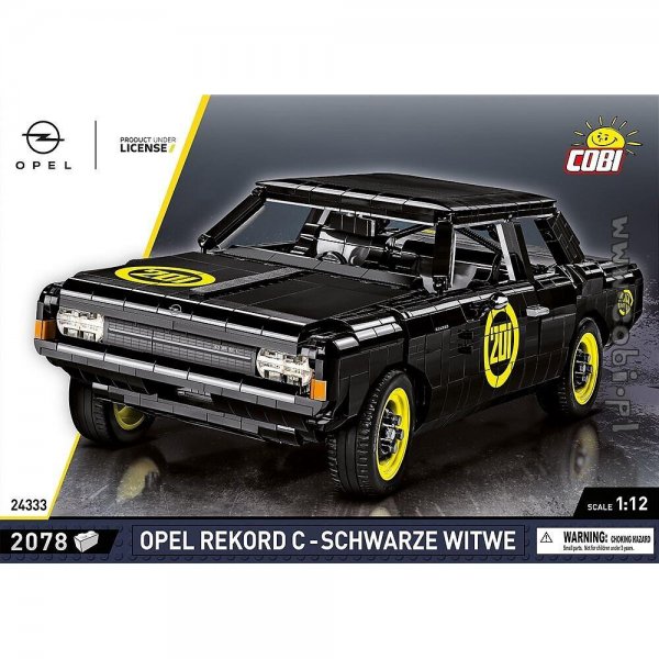 Cobi GmbH Opel Record C-Schwarze Witwe 1:12 Bausetine