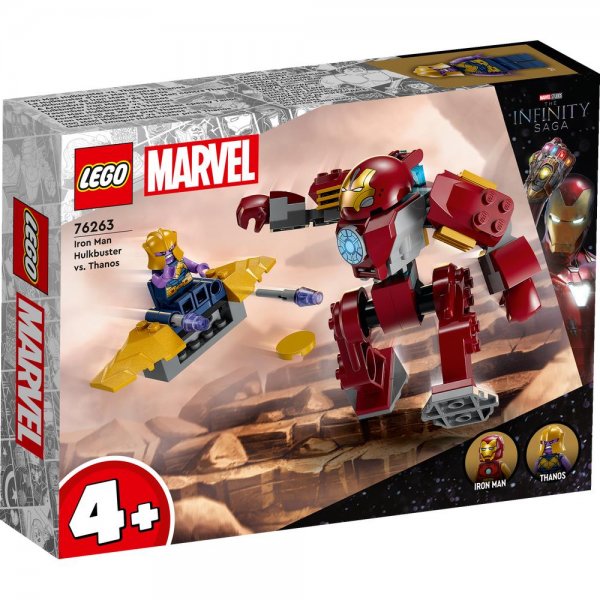 LEGO® Marvel 76263 - Iron Man Hulkbuster vs. Thanos Bauset Spielset für Kinder ab 4 Jahren