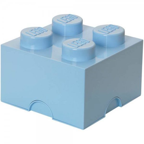 LEGO® Storage Brick 4 Hellblau Aufbewahrungsbox mit 4 Noppen Baustein stapelbar
