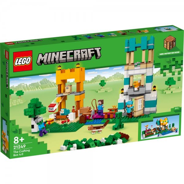 LEGO® Minecraft® 21249 - Die Crafting-Box 4.0 individuell gestaltbare Festung Spielset ab 8 Jahren