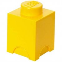 LEGO® Storage Brick 1 Gelb Aufbewahrungsbox mit 1 Noppe Baustein stapelbar
