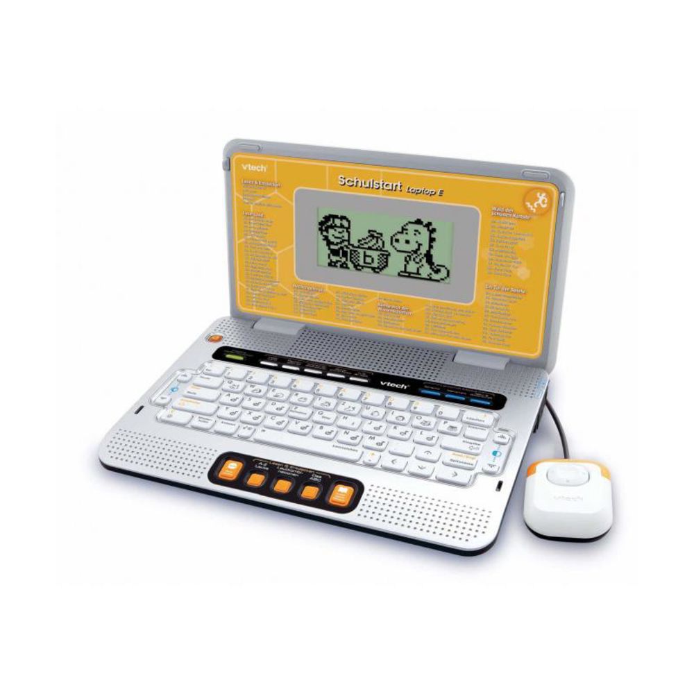VTech Schulstart Laptop E MyPlaybox Lerncomputer | Kindercomputer 6-8 Jahre Lernspielzeug