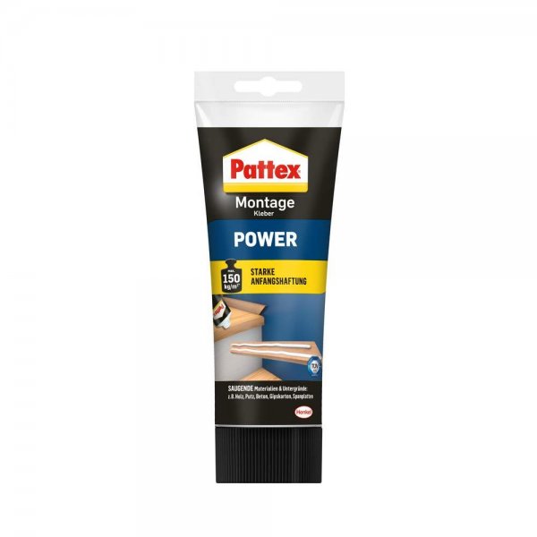 Pattex Montagekleber Power 250 g Baukleber Kraftkleber Kleber für innen & außen