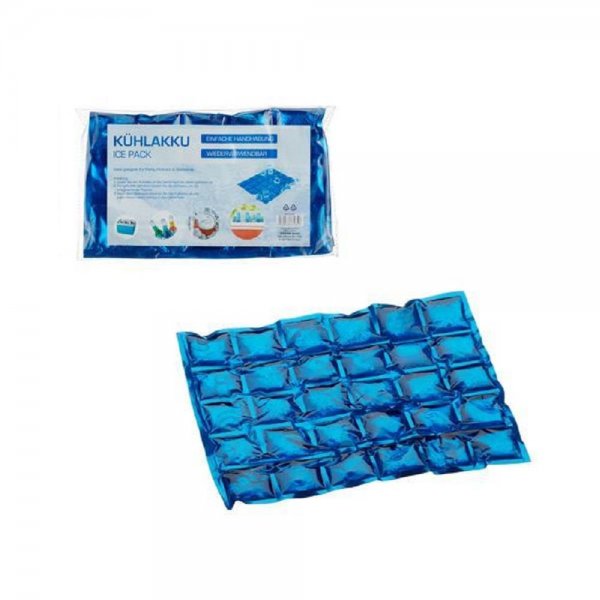 Kühlakku flexibel ca. 24 x 29 cm Blau Wiederverwendbar Ideal für Party Picknick
