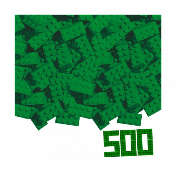 Simba Blox 500 8er Bausteine grün im Karton Klemmbausteine Konstruktionsspielzeug kompatibel