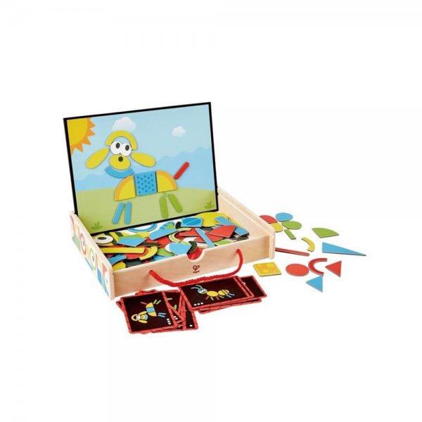 Hape E1631 Magnetische Kunstbox Lernspielzeug Koffer mit Magnettafel Kreativität