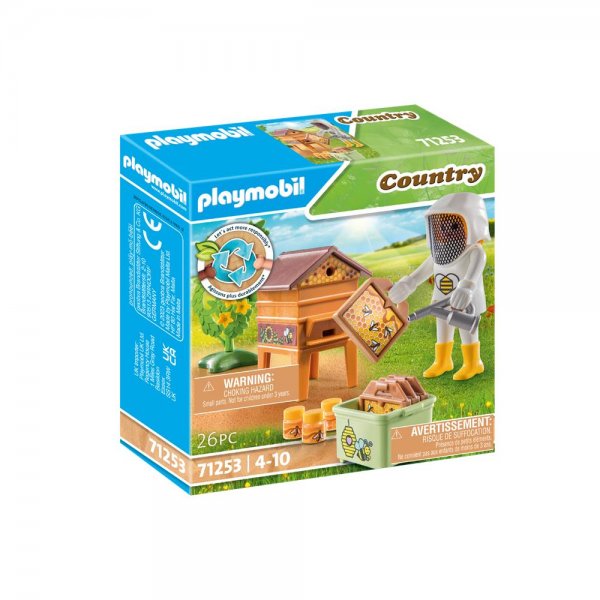 PLAYMOBIL® Country 71253 - Imkerin mit Bienenstoc Spielfigur Playmobilfigur Spielzeugfigur