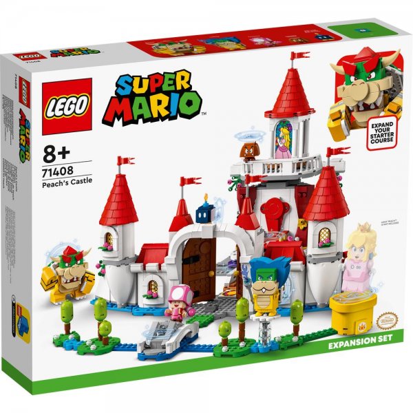 LEGO® Super Mario 71408 - Pilz-Palast Erweiterungsset kreatives Bauset für Kinder ab 8 Jahren
