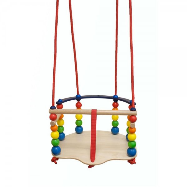 Bartl 111145 - Gitterschaukel de luxe Kinderschaukel Babyschaukel Holzspielzeug