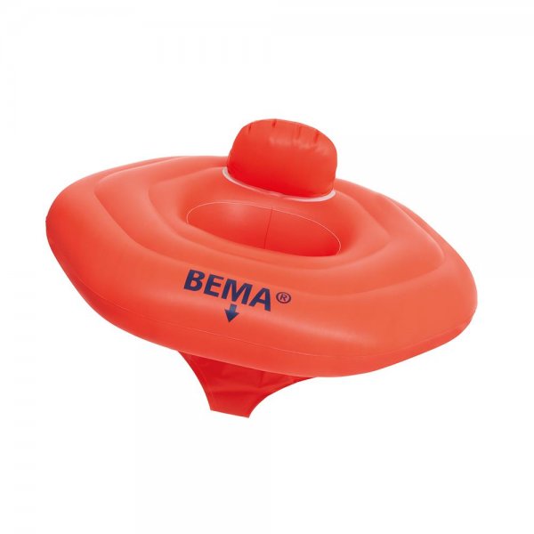 BEMA Baby Schwimmsitz für 0-1 Jahr bis 11 kg Orange Badespaß