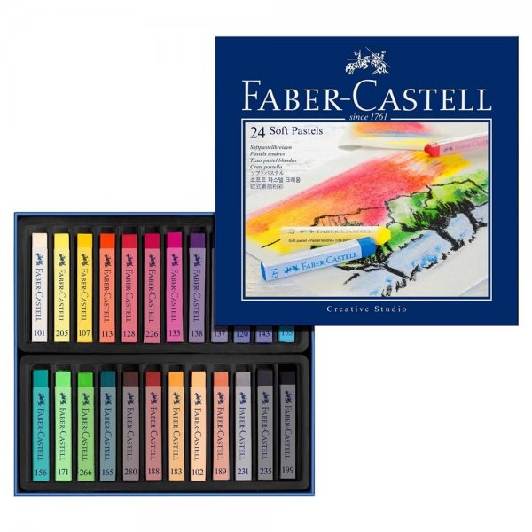 Faber-Castell 8324 - Softpastellkreide STUDIO QUALITY,