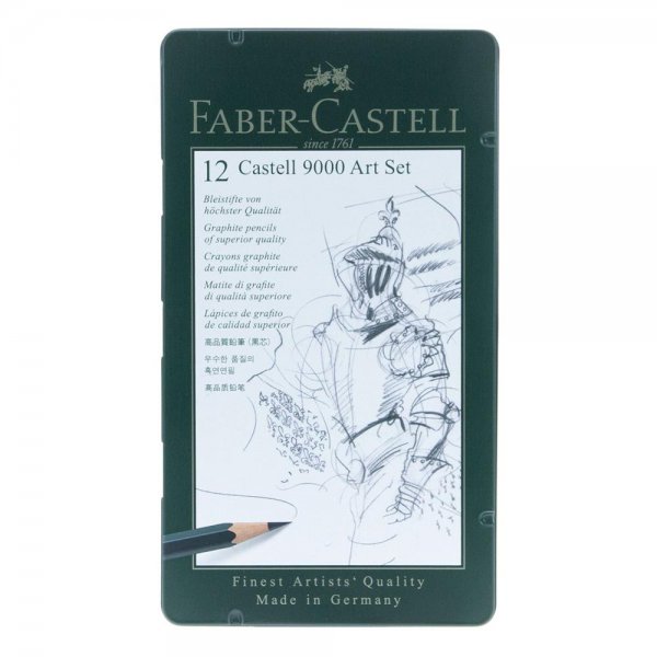 Faber-Castell 119065 - Bleistift CASTELL 9000, 12er Art Zeichnen Zeichenstifte
