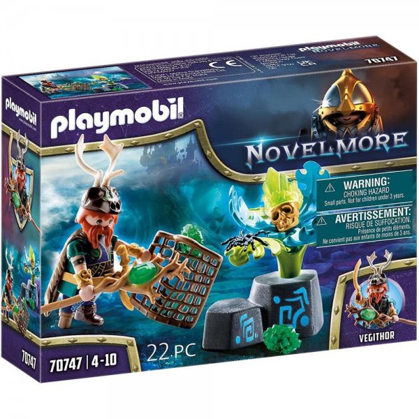 PLAYMOBIL® Novelmore 70747 - Violet Vale - Magier der Pflanzen Spielset für Kinder ab 4 Jahren