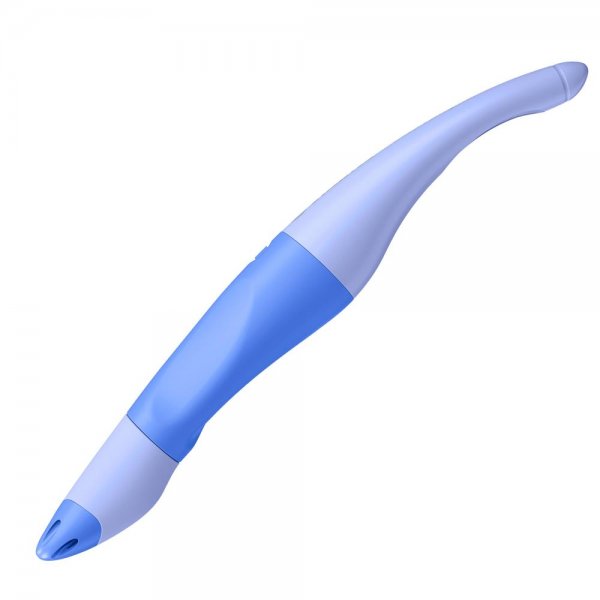 Ergonomischer Tintenroller für Rechtshänder - STABILO EASYoriginal Pastel in Wolkenblau - Einzelstift - Schreibfarbe blau (löschbar) - inklusive Patrone