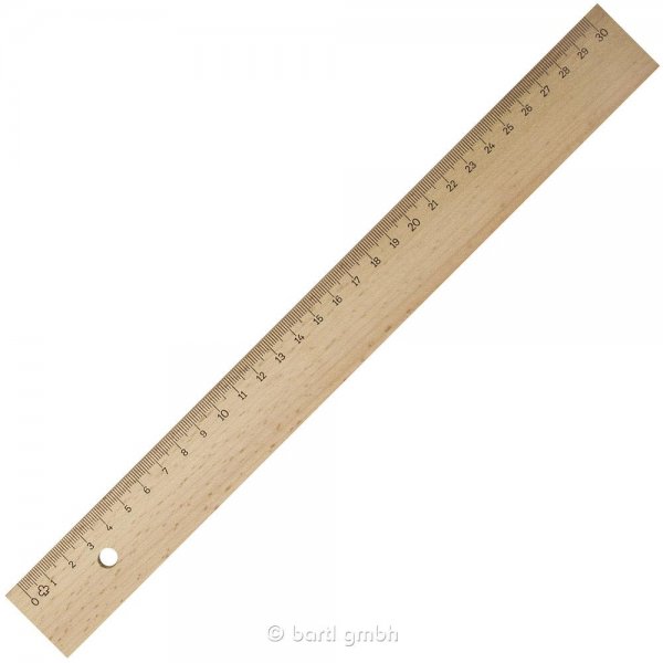 Lineal 30 cm Holz NEU
