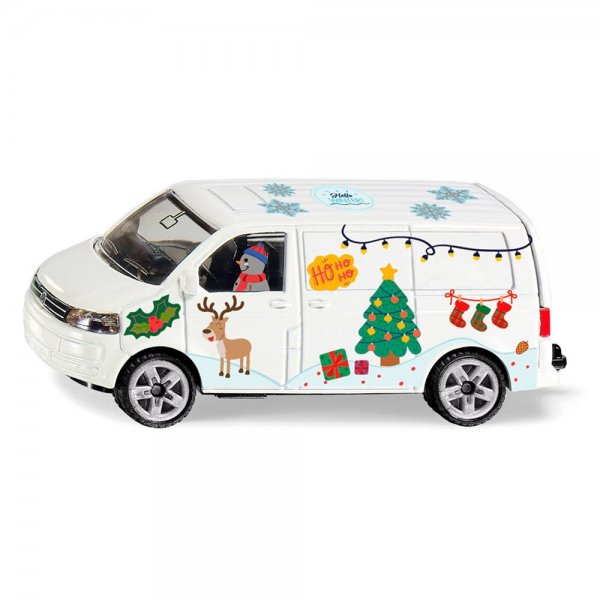 Siku 6505 VW T5 Schneemann Style my siku Spielzeugauto mit Stickern Weihnachten
