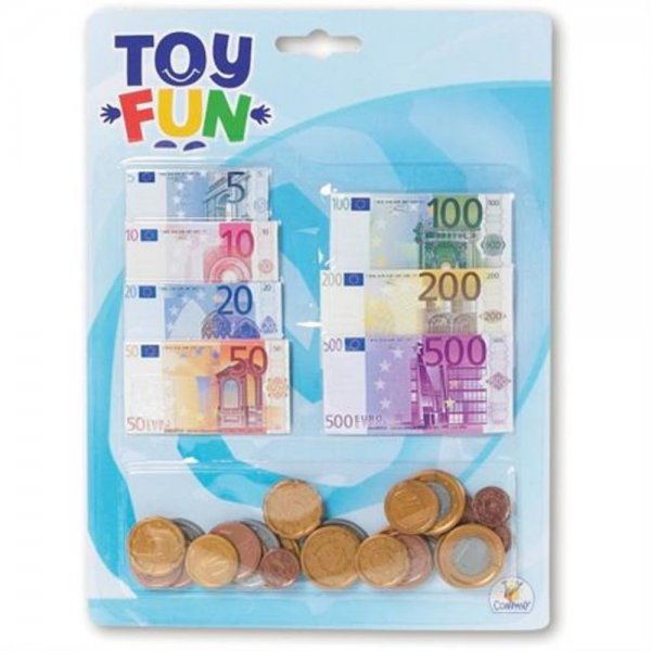 Toy Company Rechengeld Euro Scheine und Münzen für Grundschule Kaufmannsladen Kaufladen