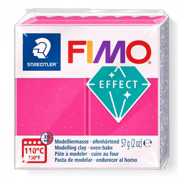 Staedtler FIMO effect rubin-quarz 57g Modelliermasse ofenhärtend Knetmasse Knete