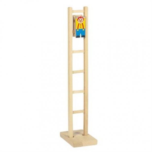 Bartl Klettermax Climbi auf der Leiter Kinderzimmer Holzklettermax Holzspielzeug Purzelmännchen