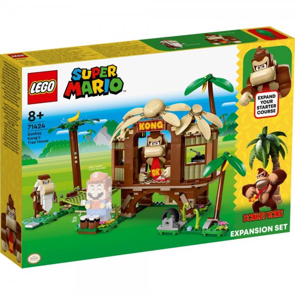 LEGO® Super Mario™ 71424 - Donkey Kongs Baumhaus - Erweiterungsset für Kinder ab 8 Jahren