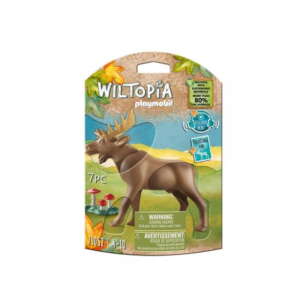 PLAYMOBIL® Wiltopia 71052 - Elch Spielfigur Spieltier aus nachhaltigem Material ab 4 Jahren