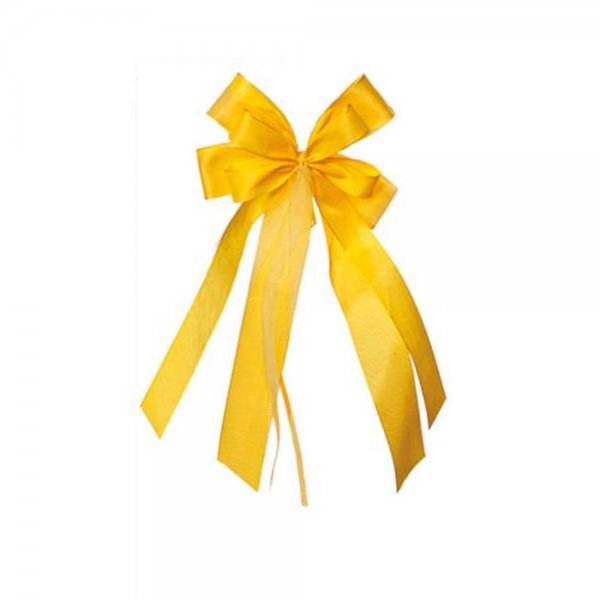 Nestler Geschenkschleife Gelb 17 x 31 cm für Schultüte Schulanfang