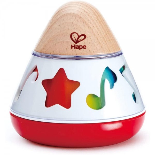 Hape E0332 Musikkreisel mit beruhigenden Klängen Spieluhr Klangspielzeug ab Geburt