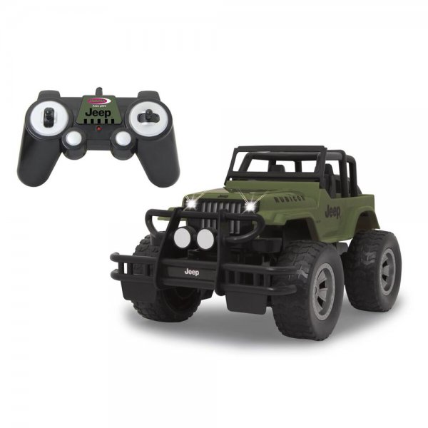 Jamara RC Jeep Wrangler Rubicon 1:12 olivgrün 2,4 GHz ferngesteuert Spielzeugauto