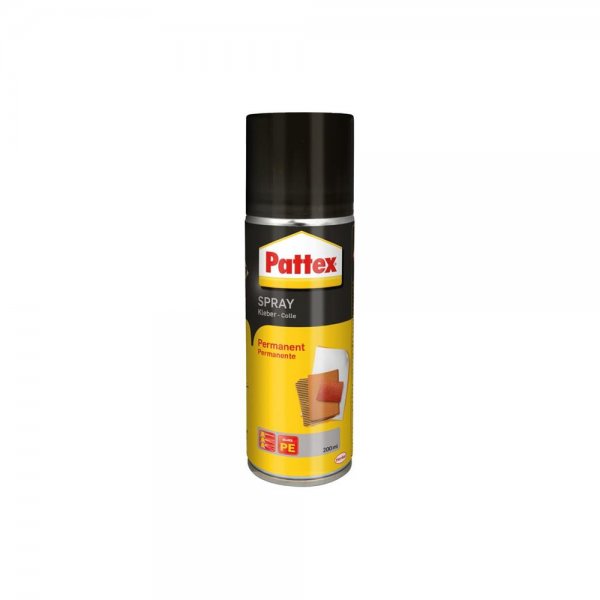 Pattex Power Spray Permanent Sprühkleber 200 ml für dauerhafte Sofortklebekraft