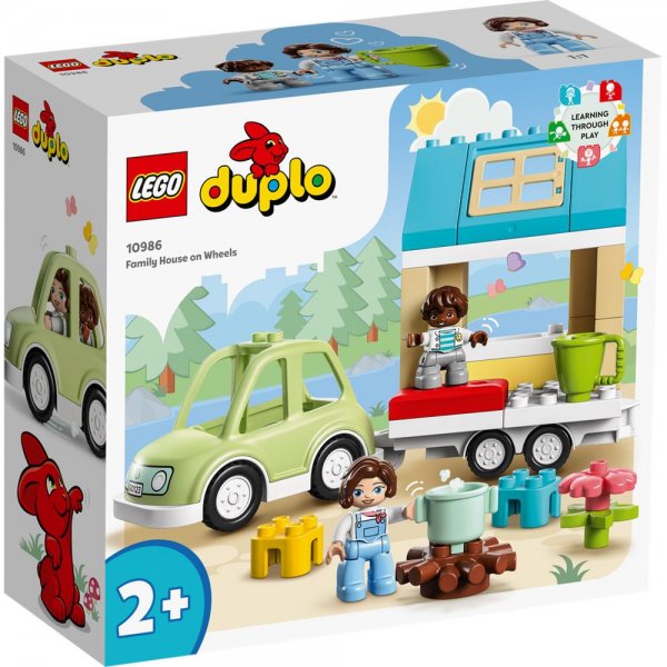 LEGO® DUPLO® 10986 - Zuhause auf Rädern Bauset Spielset für Kinder ab 2 Jahren