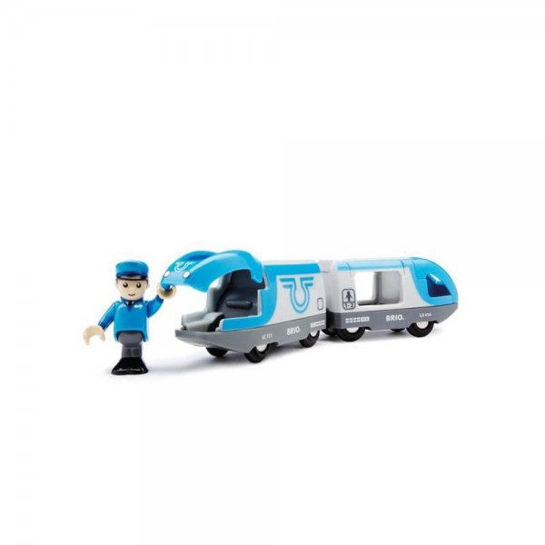 Brio 33506 - Reisezug (batt.betrieben), Holzeisenbahn, Spielzeug, NEU
