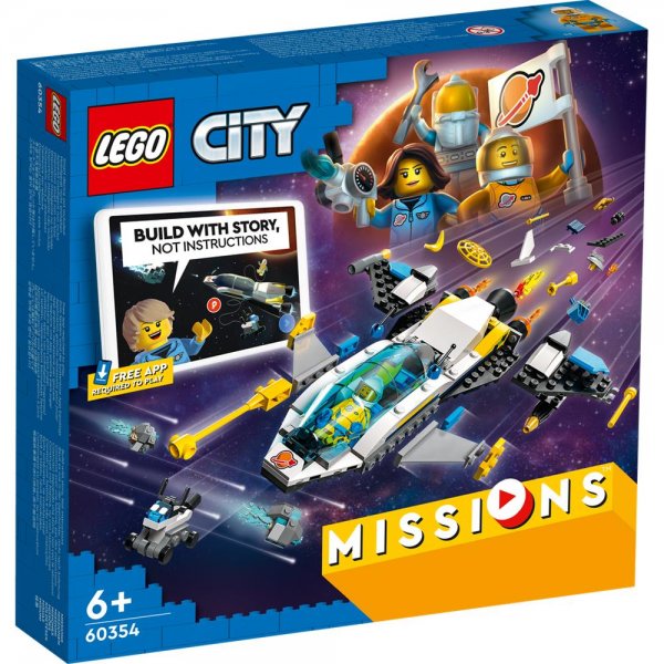 LEGO® City 60354 - Erkundungsmissionen im Weltraum Bauset digitales Abenteuerspielset