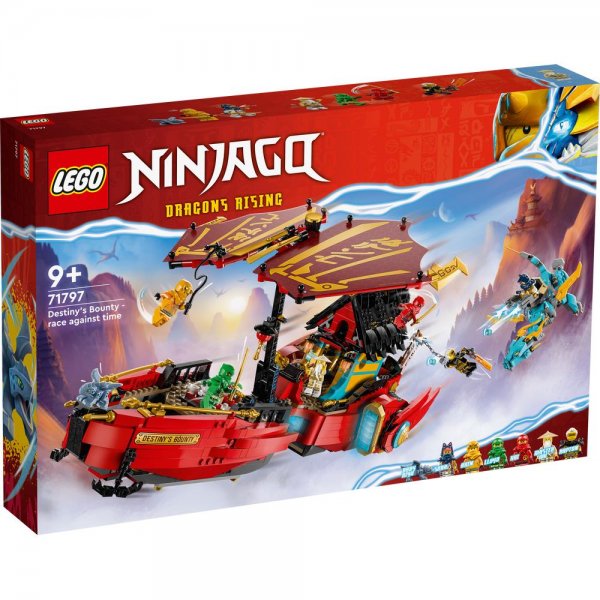 LEGO® NINJAGO® 71797 - Ninja-Flugsegler im Wettlauf mit der Zeit Spielset für Kinder ab 9 Jahren