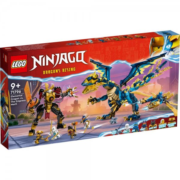 LEGO® NINJAGO® 71796 - Kaiserliches Mech-Duell gegen den Elementardrachen Spielset ab 9 Jahren