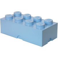 LEGO® Storage Brick 8 Hellblau Aufbewahrungsbox mit 8 Noppen Baustein stapelbar