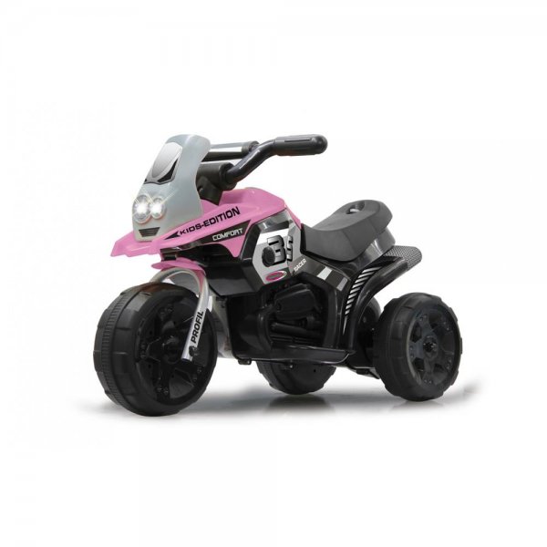 Jamara Ride-on E-Trike Racer pink 6V Elektrisches Kindermotorrad Elektromotorrad Kinderfahrzeug
