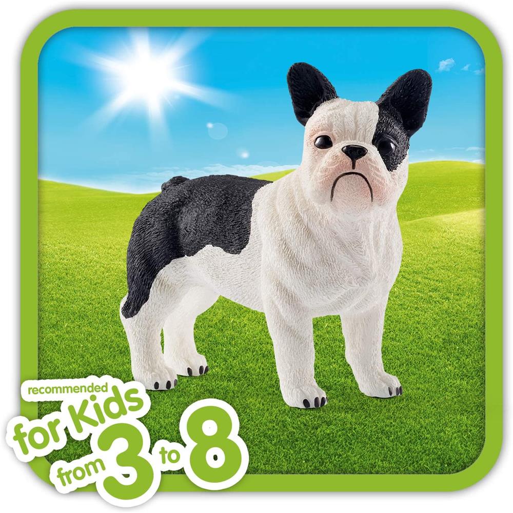Spielfigur Hunde Schleich 13877 Farm World Französische Bulldogge 