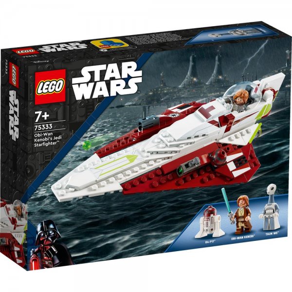 LEGO® Star Wars™ 75333 - Obi-Wan Kenobis Jedi Starfighter™ Bauset Spielset für Kinder ab 7 Jahren
